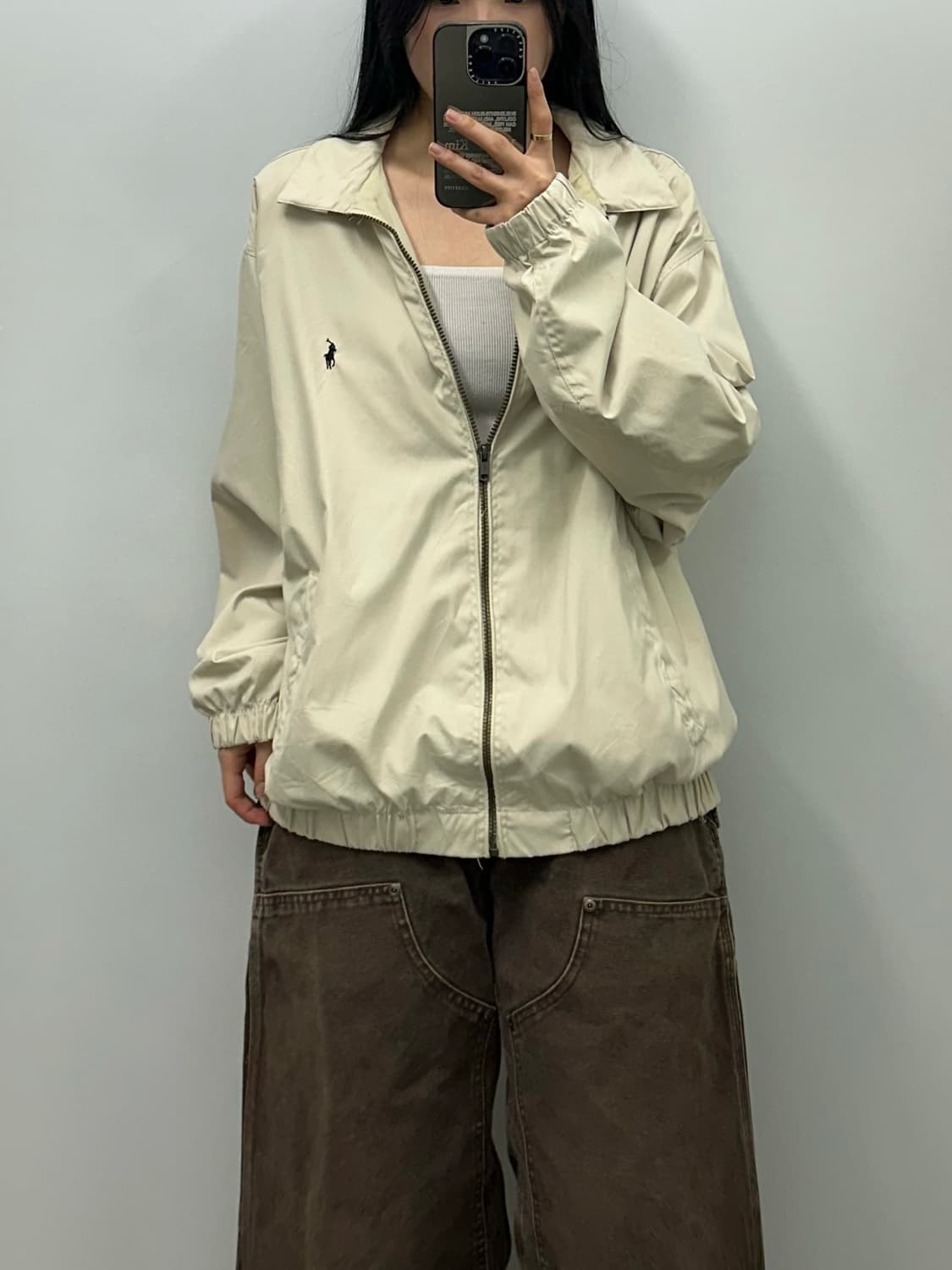 폴로 랄프로렌 베이지 해링턴 스윙톱 자켓  상품이미지1