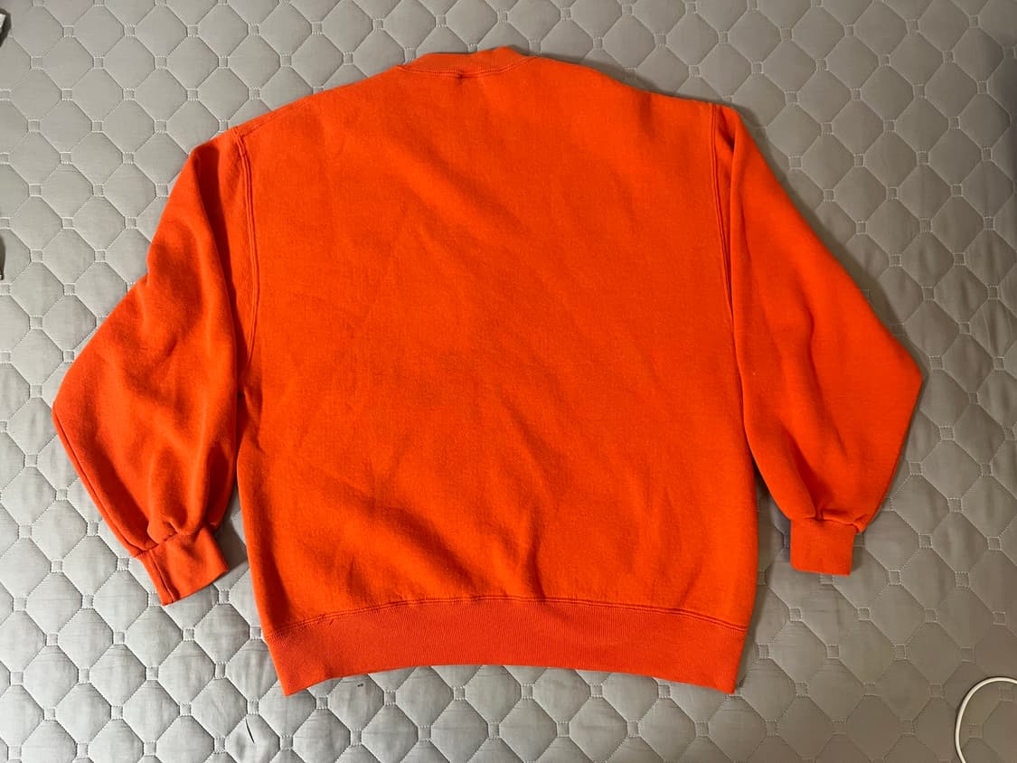 L 러셀 빈티지 90s 스웻셔츠 오렌지 맨투맨 상품이미지2