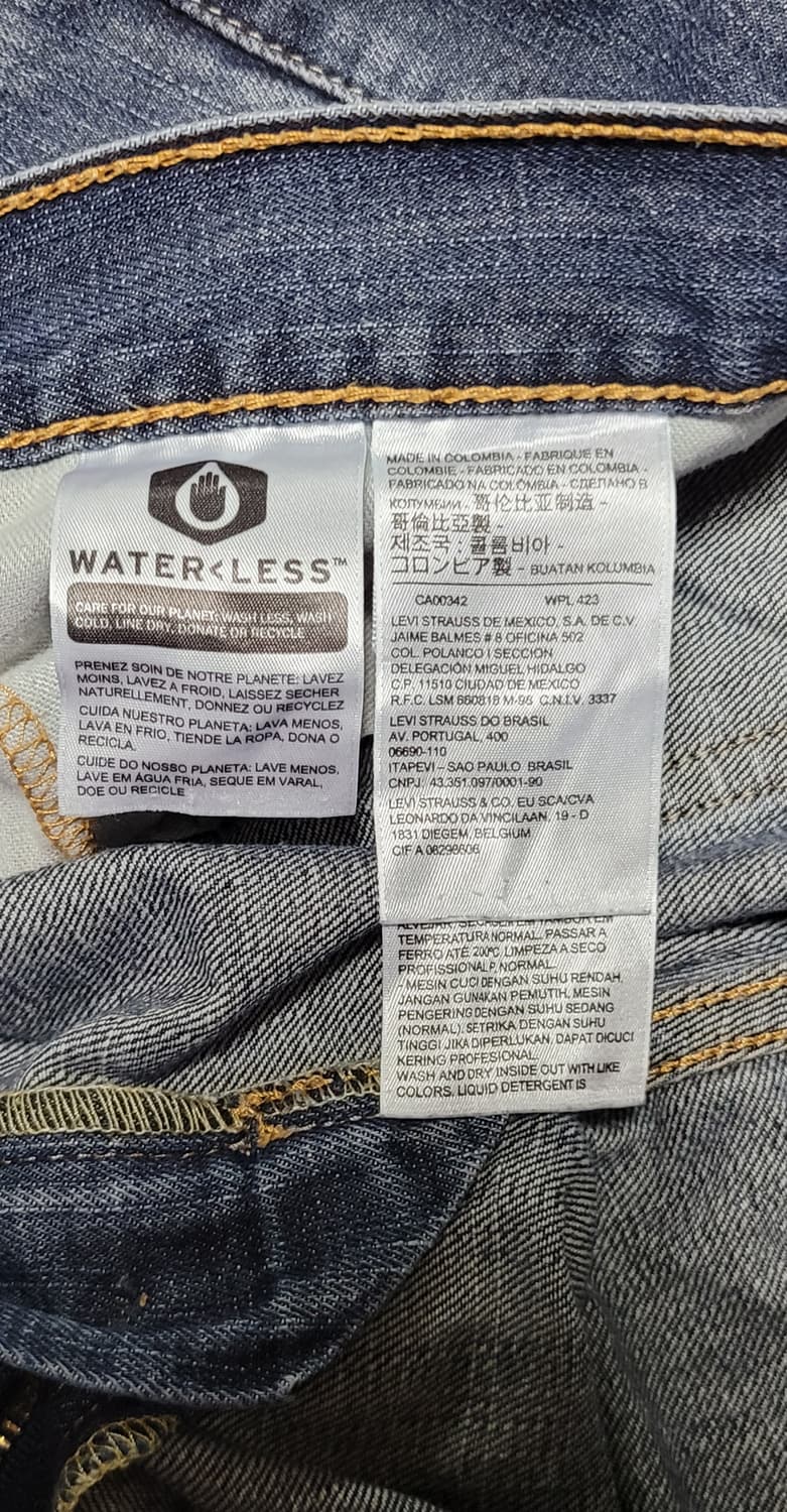 리바이스 569 루즈 스트레이트 중청 데님 32/34 상품이미지3