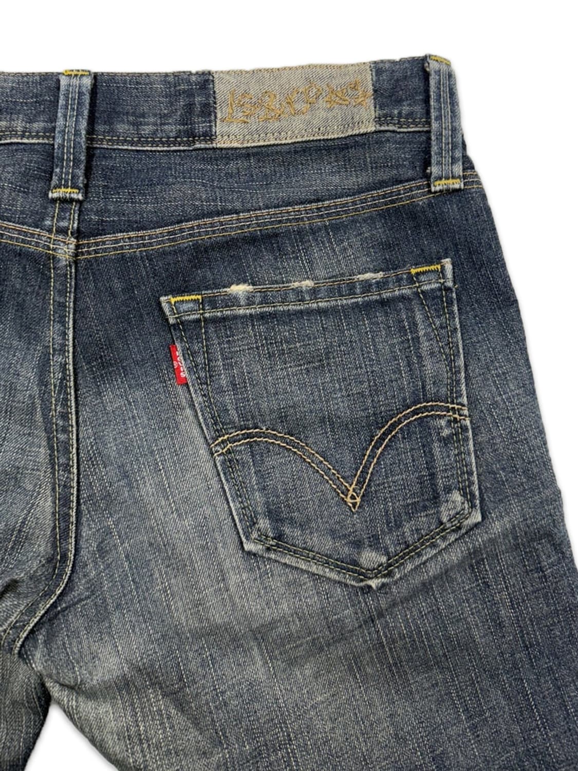 빈티지 리바이스 로우라이즈 플레어 부츠컷 데님 팬츠 상품이미지5