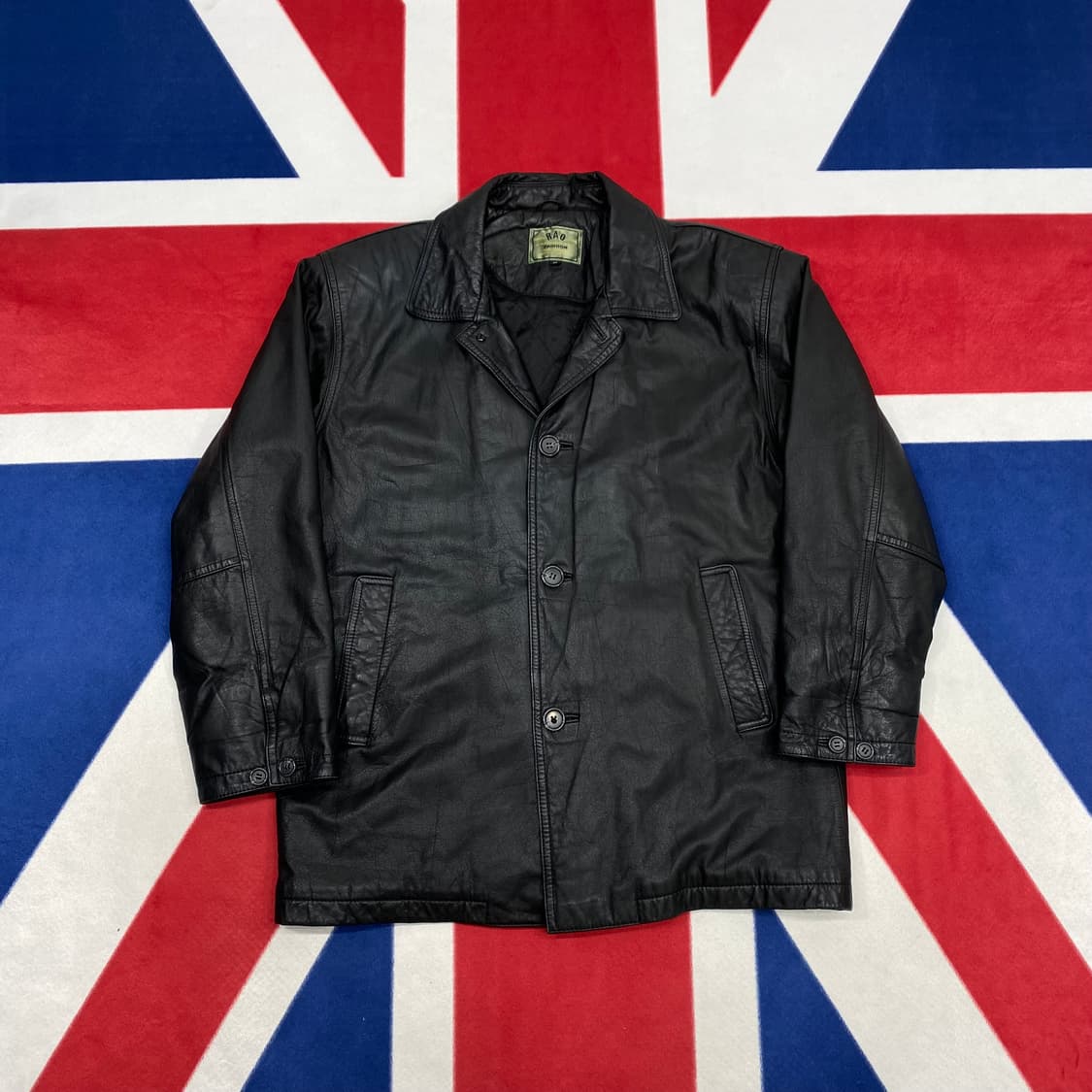 소가죽 하프자켓 M 실측 L  상품이미지1