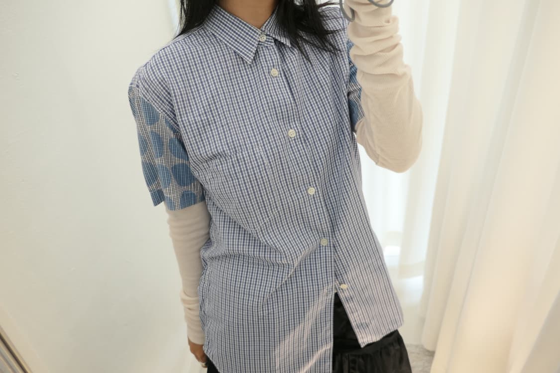 Dot check shirt 상품이미지8