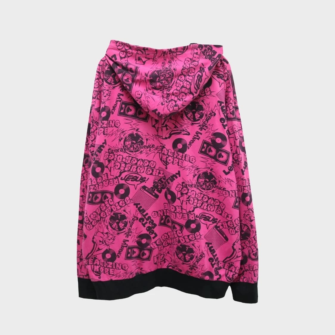 타임스텝 핑크 프린팅 후드집업 60671 상품이미지2