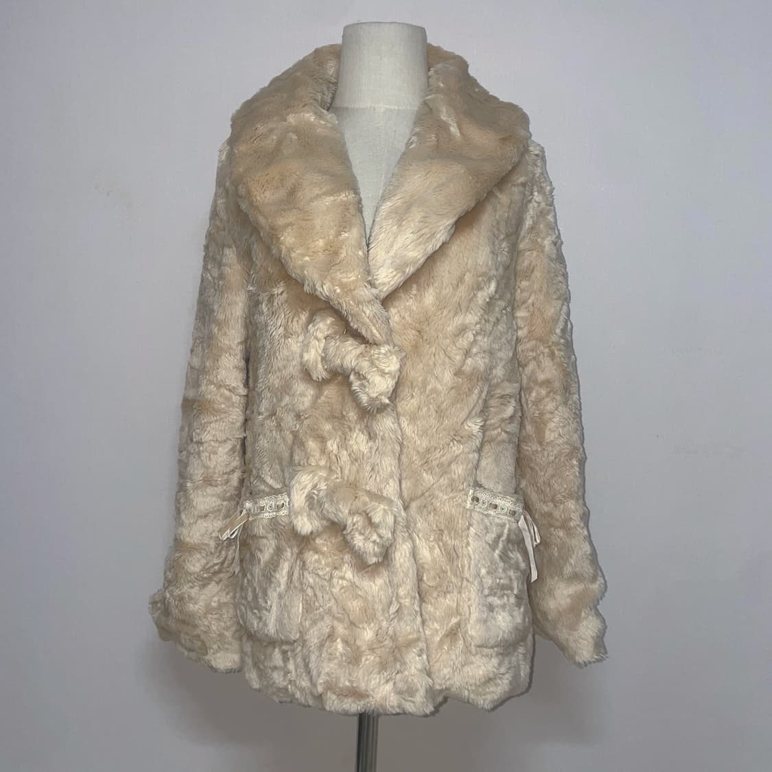 lizlisa 리즈리사 퍼 자켓 양산형 달천깔 오네갸루 히메갸루 유일매물 상품이미지1