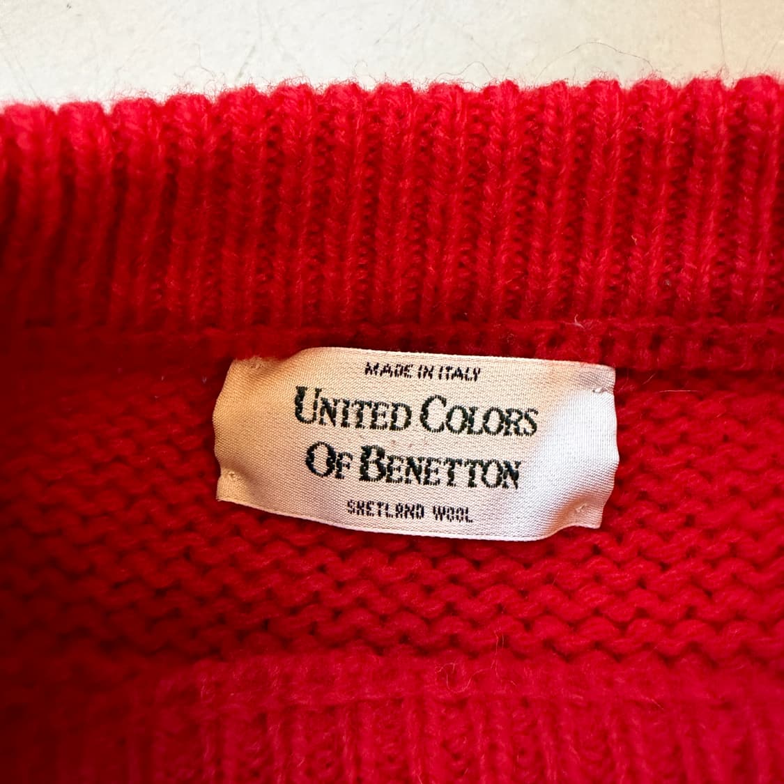 베네통 노르딕 스웨터 니트 상품이미지6