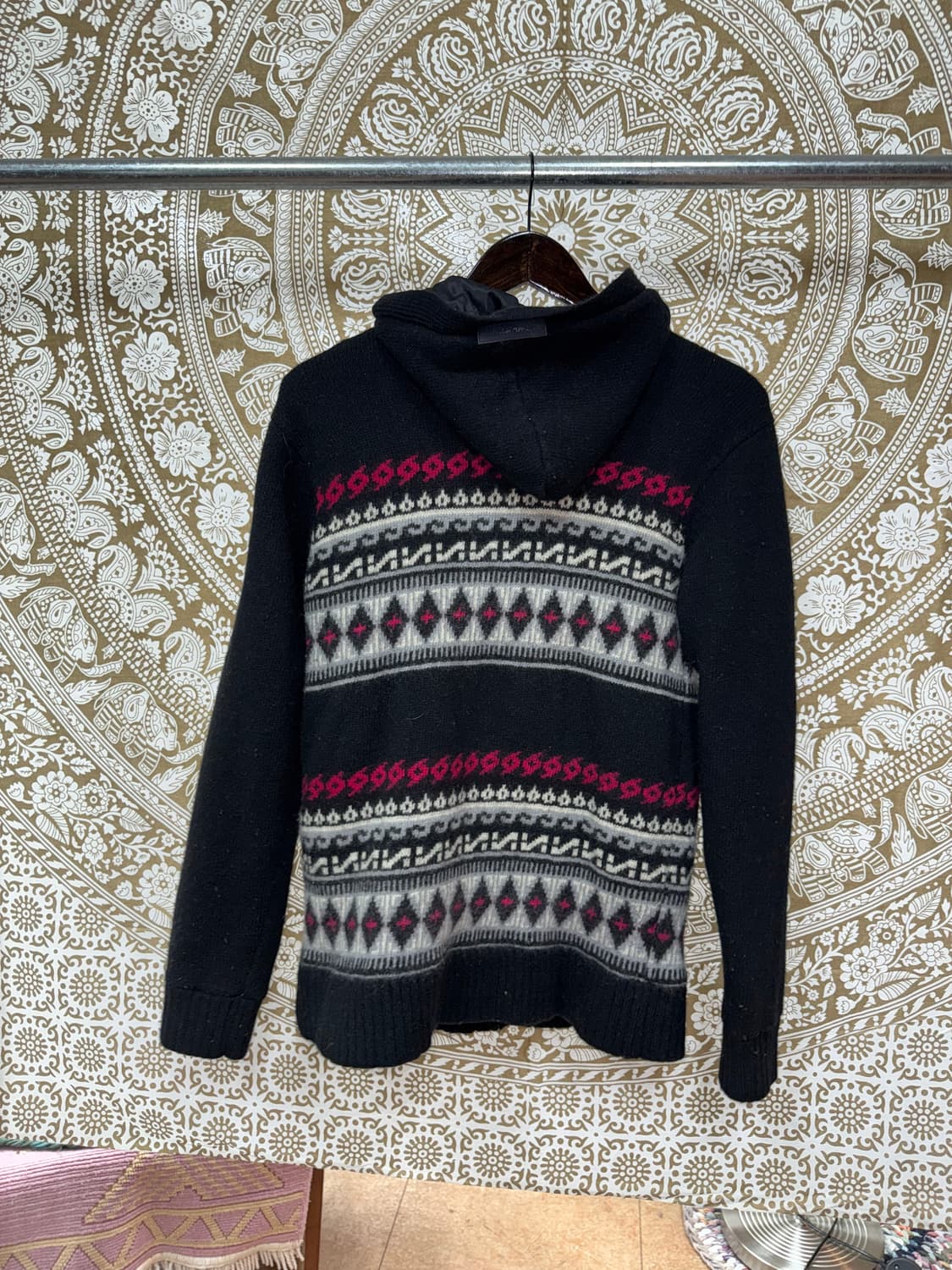 maru 빈티지 에스닉 니트 후디롱자켓  상품이미지6