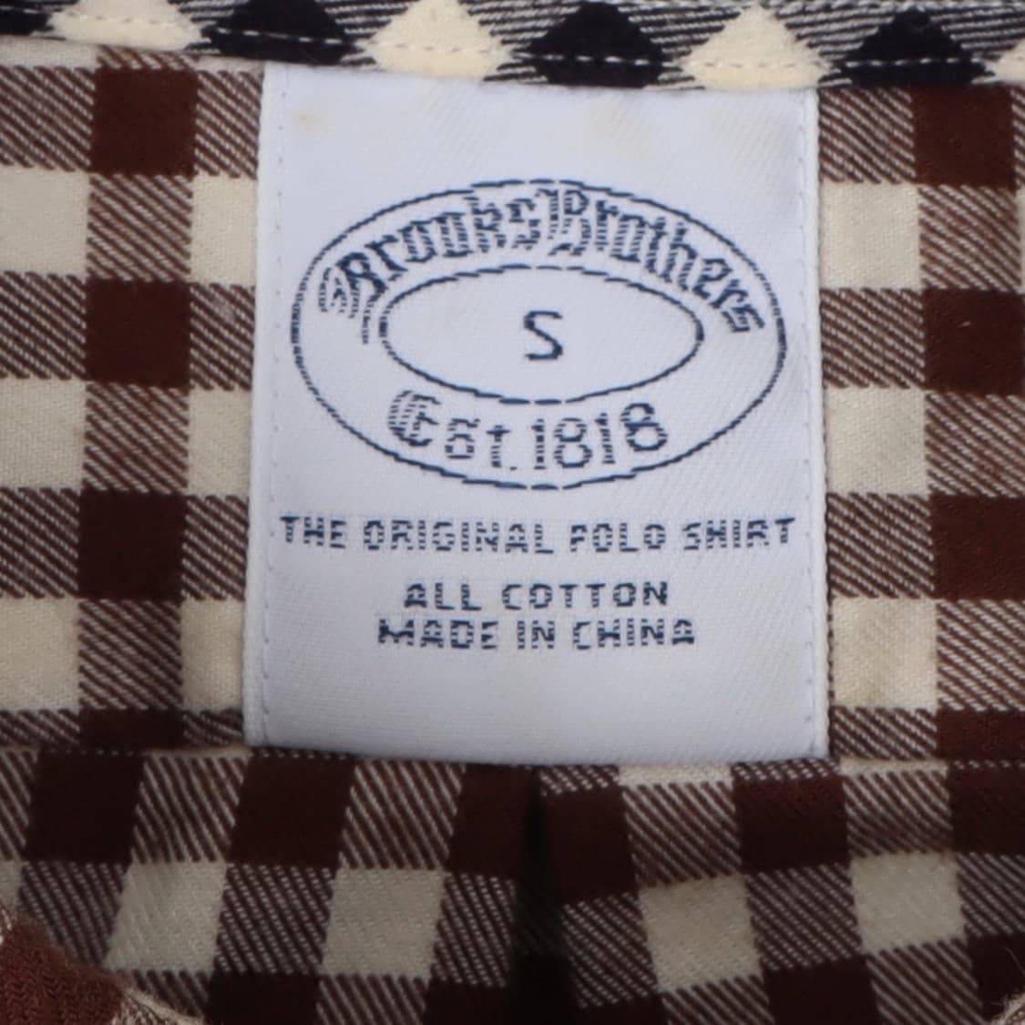 브룩스브라더스 브라운 체크 셔츠 상품이미지8