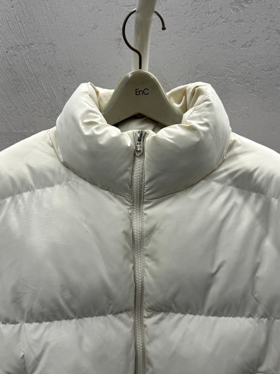 비터쉘즈 화이트 숏패딩 점퍼 S 상품이미지3