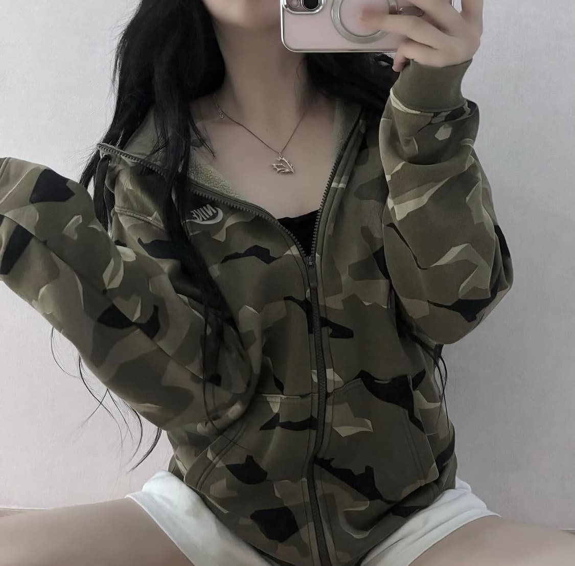 나이키 카모 후드집업 상품이미지1