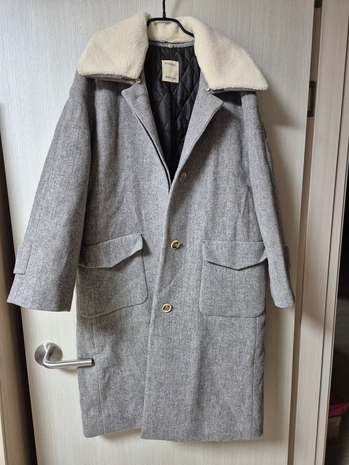 낫띵리튼 신슐레이트 패디드 코트 (50만원대) 빌마칸 양털카라 상품이미지3