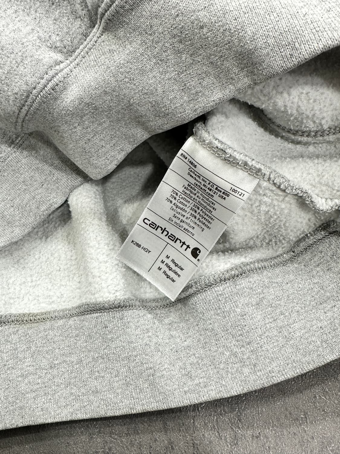 칼하트 스펠아웃 후드 M 상품이미지4