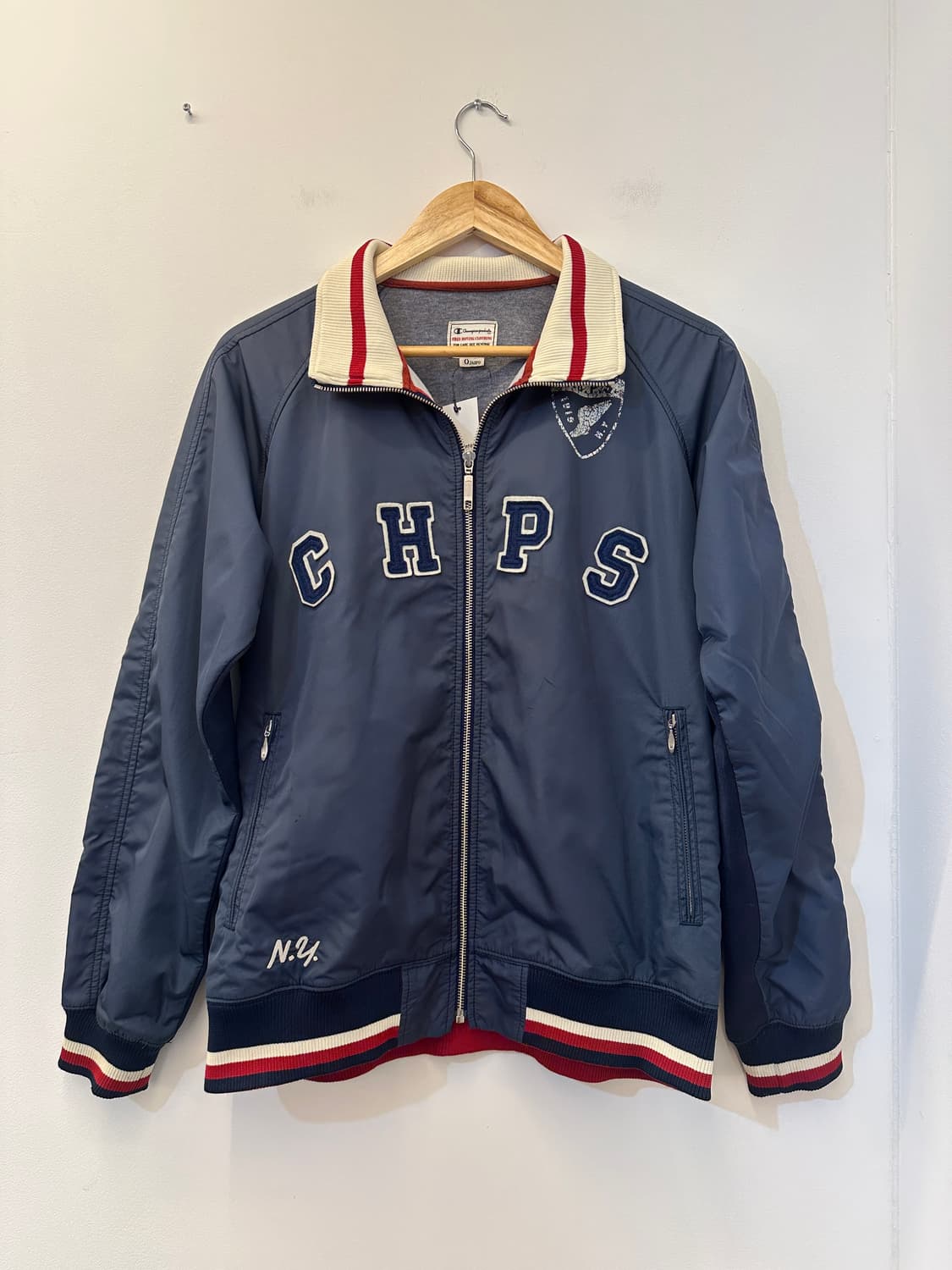 챔피온 프로덕트 재팬 빈티지 복각 네이비 점퍼 상품이미지1