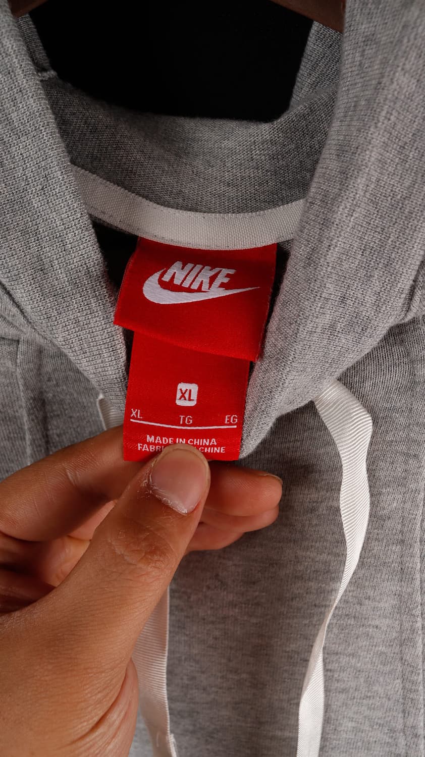 나이키 오벗핏 회색후드 상품이미지3