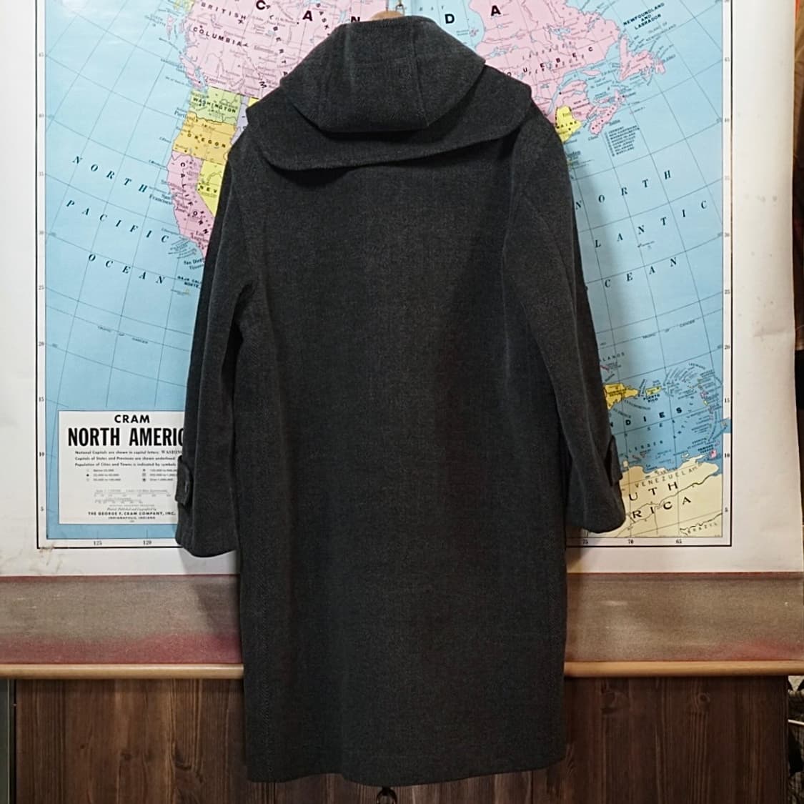 Brompton 런던 헤링본 더플코트 상품이미지5