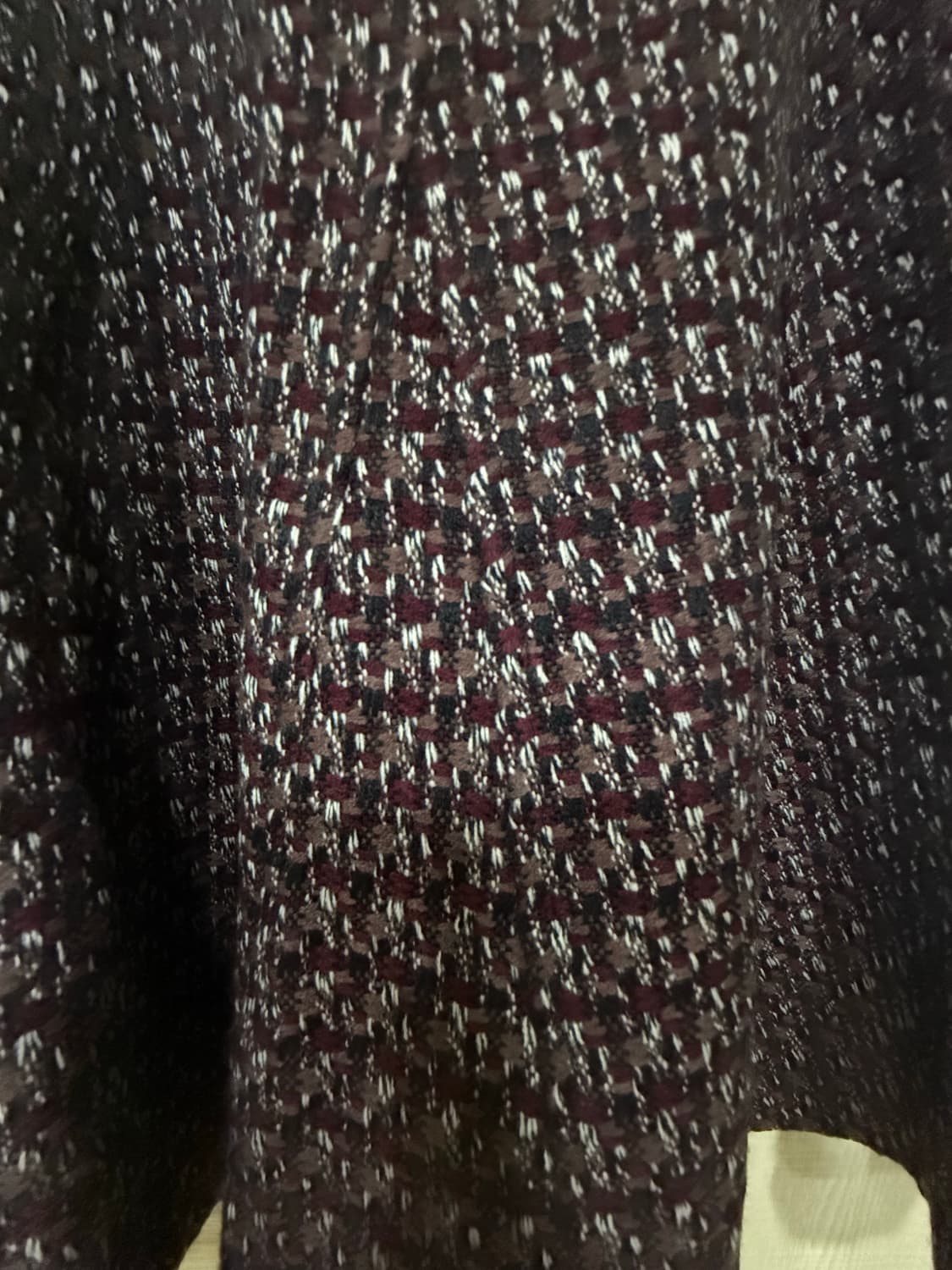 빈티지 믹스 체크 트위드 스커트 상품이미지4