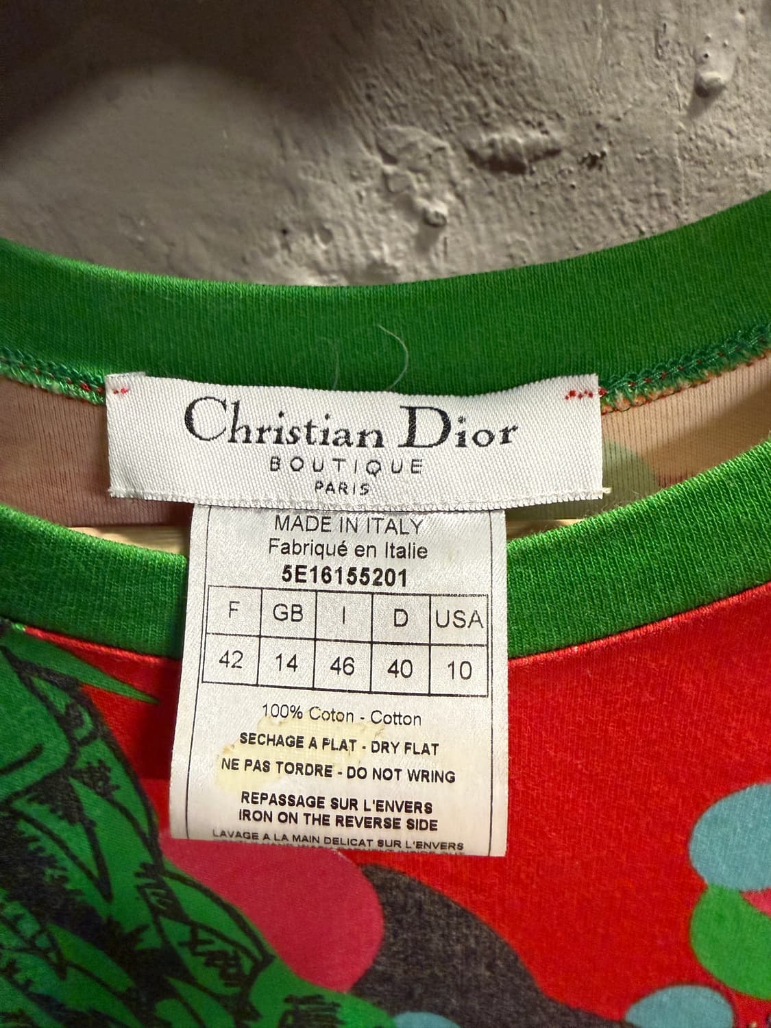 Dior Boutique Pop Art Tee (EU42) 상품이미지2