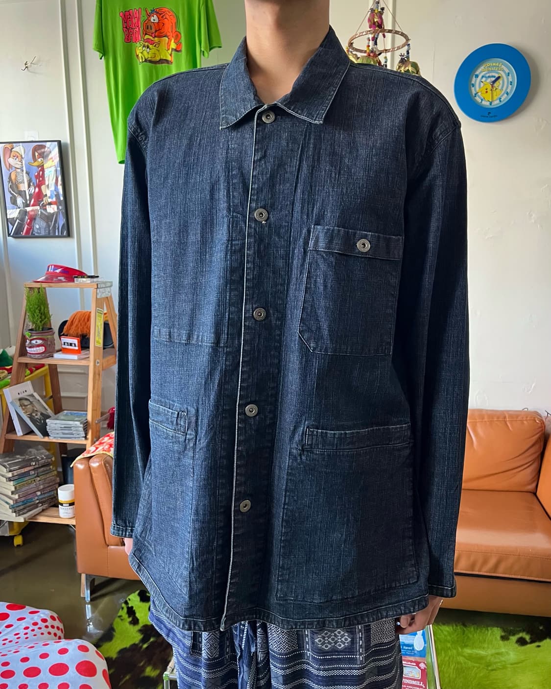 90-00s KANSAI YAMAMOTO Denim Field JK 상품이미지3