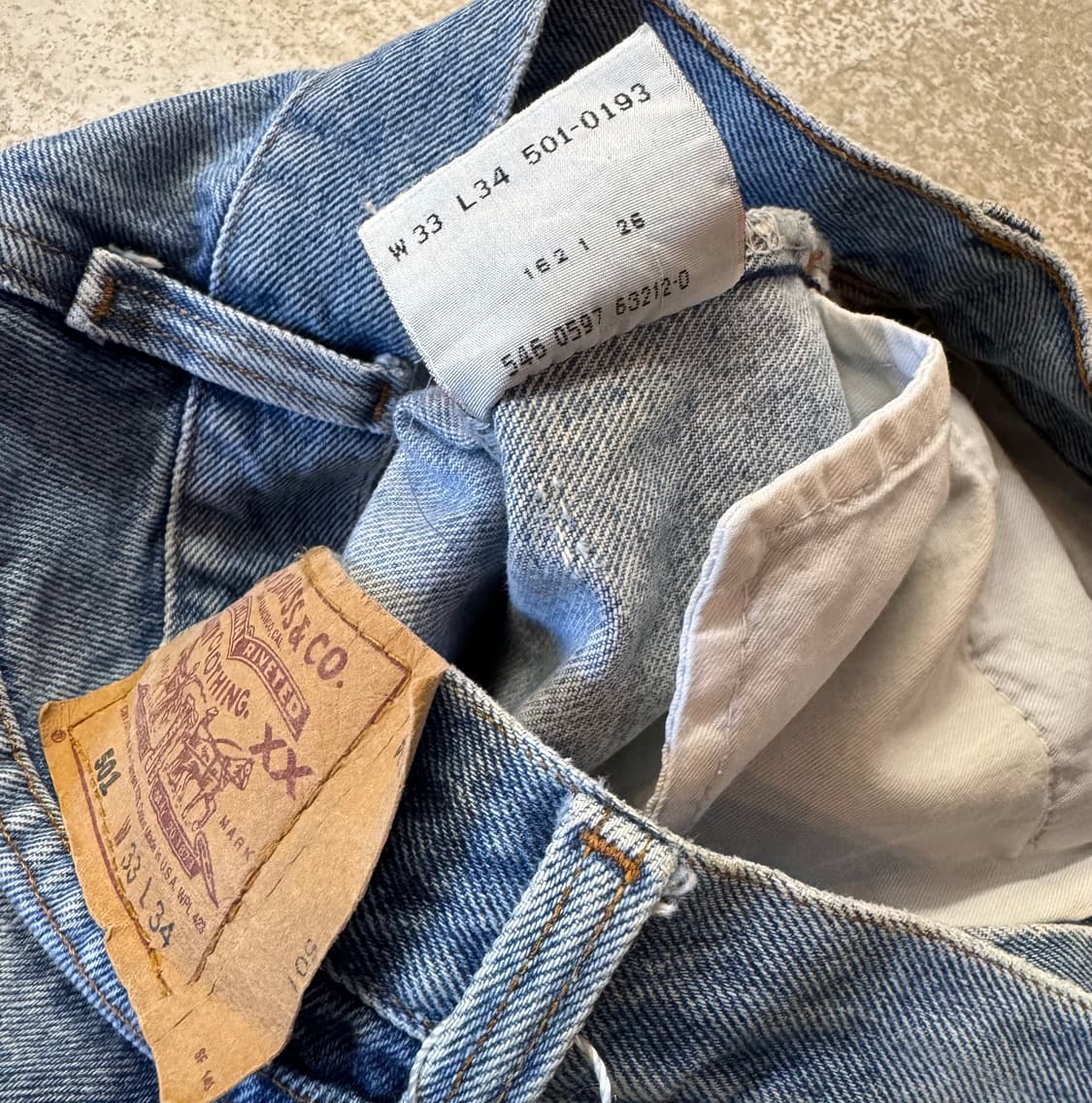 90s 리바이스 501 made in usa 상품이미지4