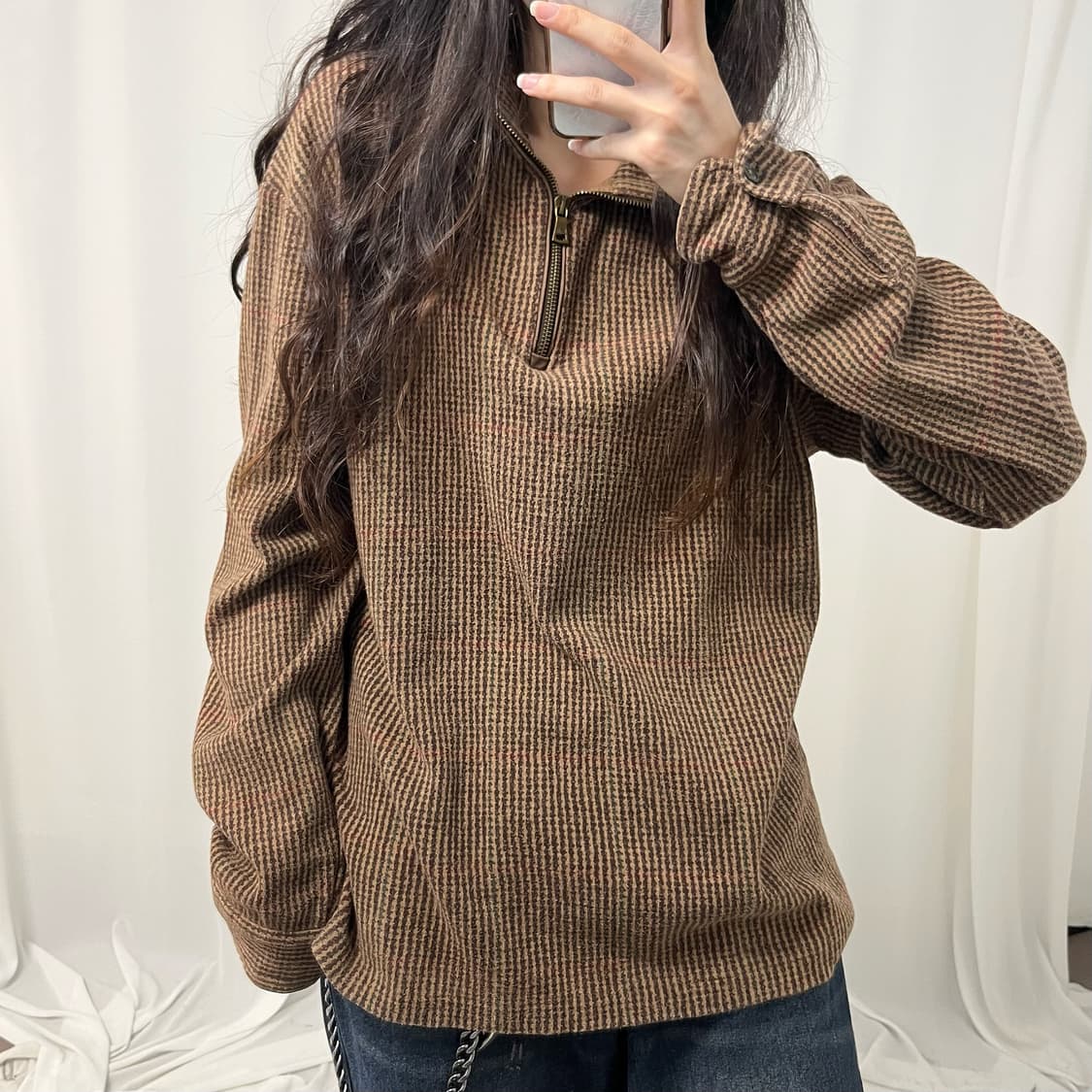 Polo Ralph Lauren herringbone half knit 상품이미지3