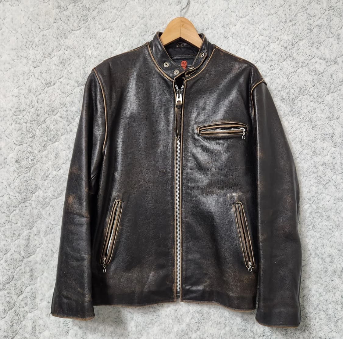 R.B.C 리얼 레더 가죽 자켓 XL 상품이미지1