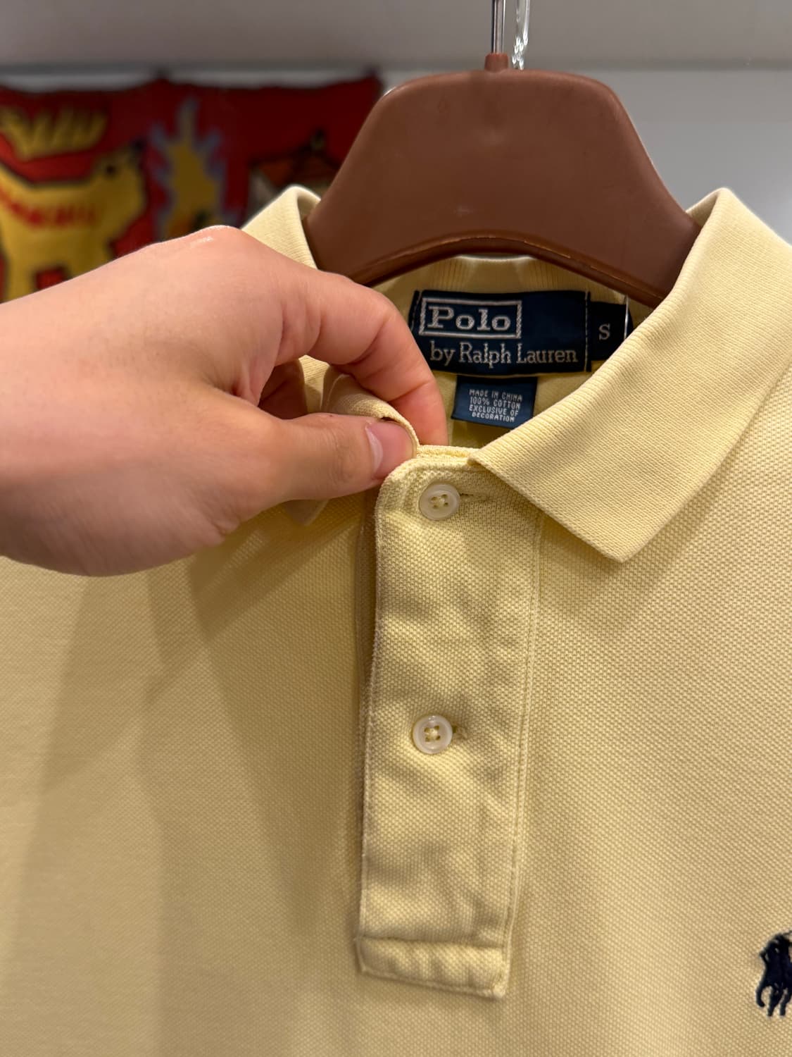 Polo RL 폴로 랄프로렌 pk 반팔 티셔츠 (Yellow) 상품이미지3