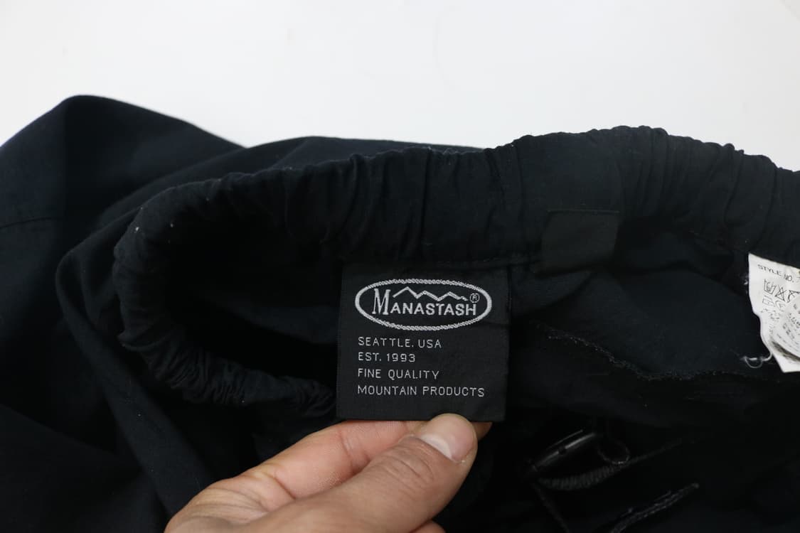 마나스타쉬 빈티지 웨빙벨트 나일론 블랙 스커트 상품이미지9