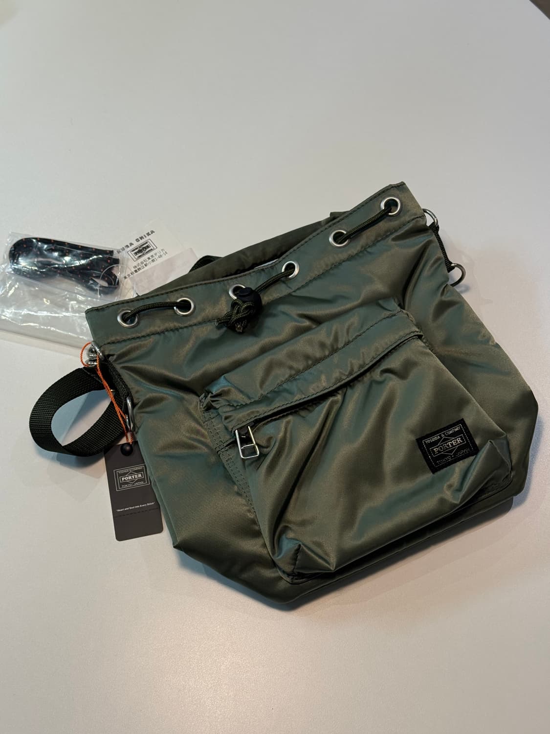 포터 벌룬삭 세이지 그린 상품이미지1