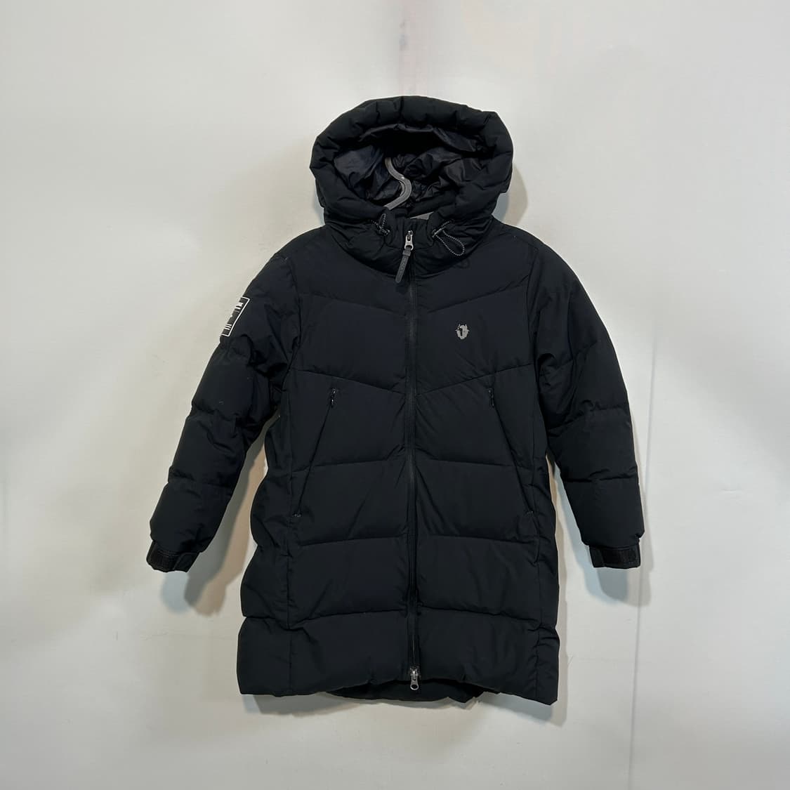 블랙야크 2021 키즈 구스다운 롱패딩 130 블랙 상품이미지1