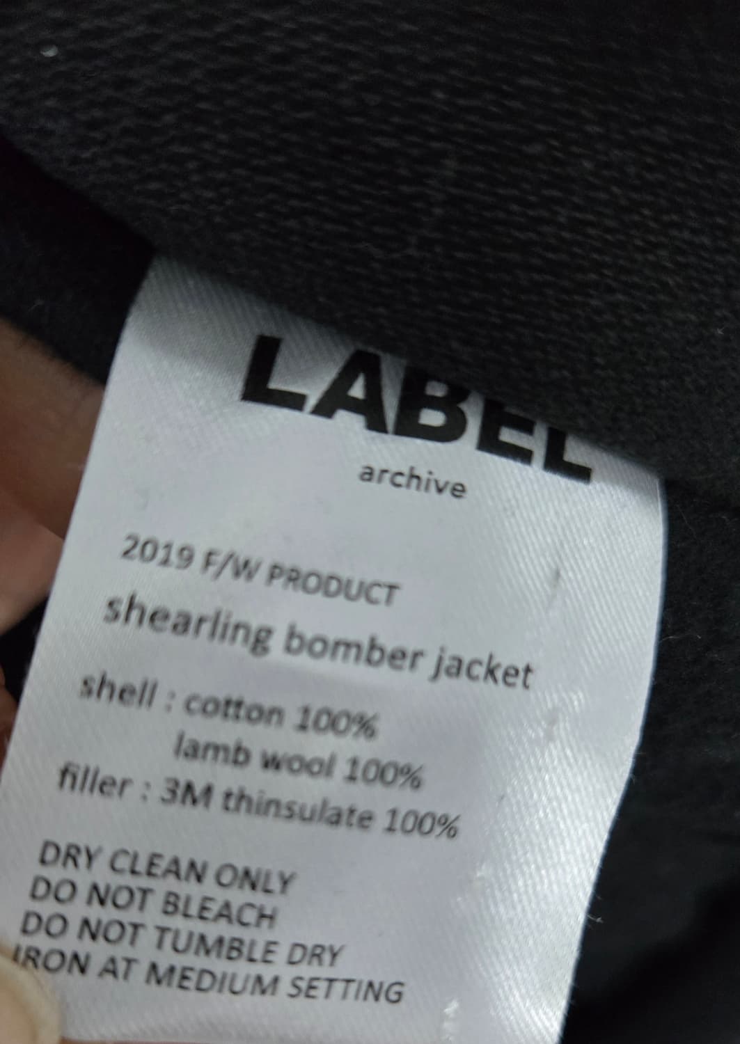 Label archive 라벨아카이브 봄버자켓 상품이미지6
