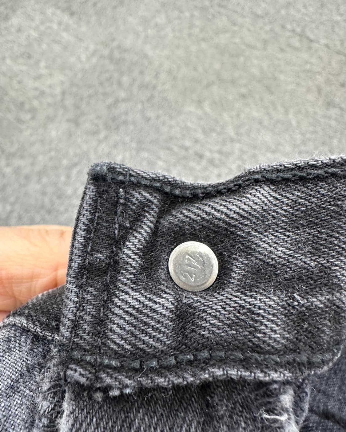 (허단36)00'S 리바이스 캐나다 501흑청-M1379 상품이미지7