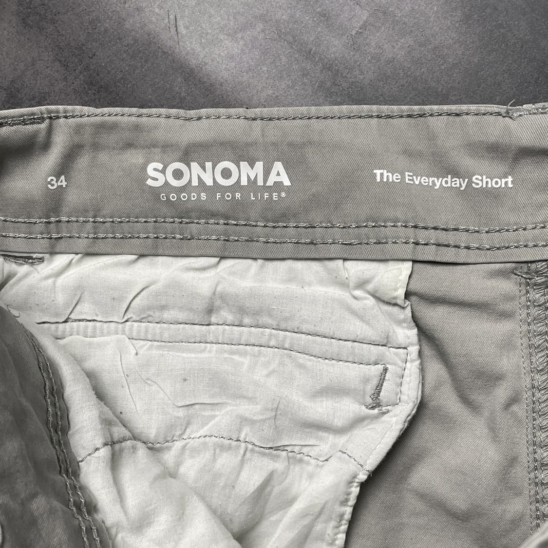 SONOMA 빈티지 라이트그레이 카고 하프팬츠 A00923 상품이미지8