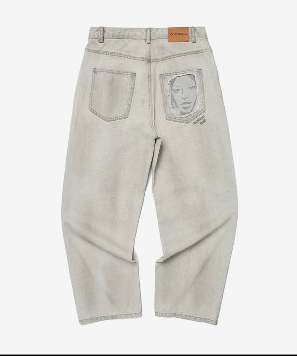 위캔더스 페이스 데님 FACE DENIM PANTS 상품이미지1