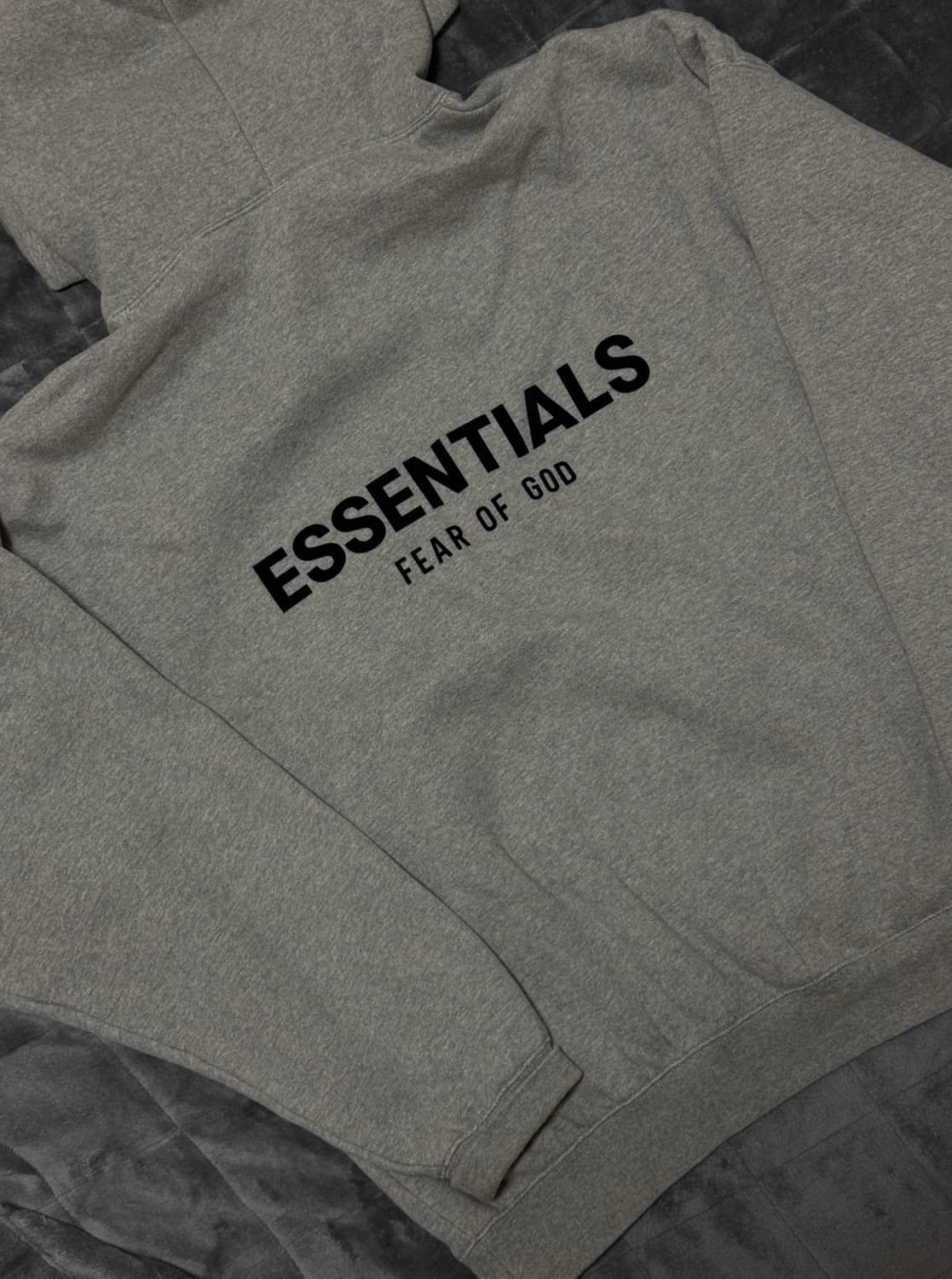 에센셜 후드 다크 오트밀 L 상품이미지2