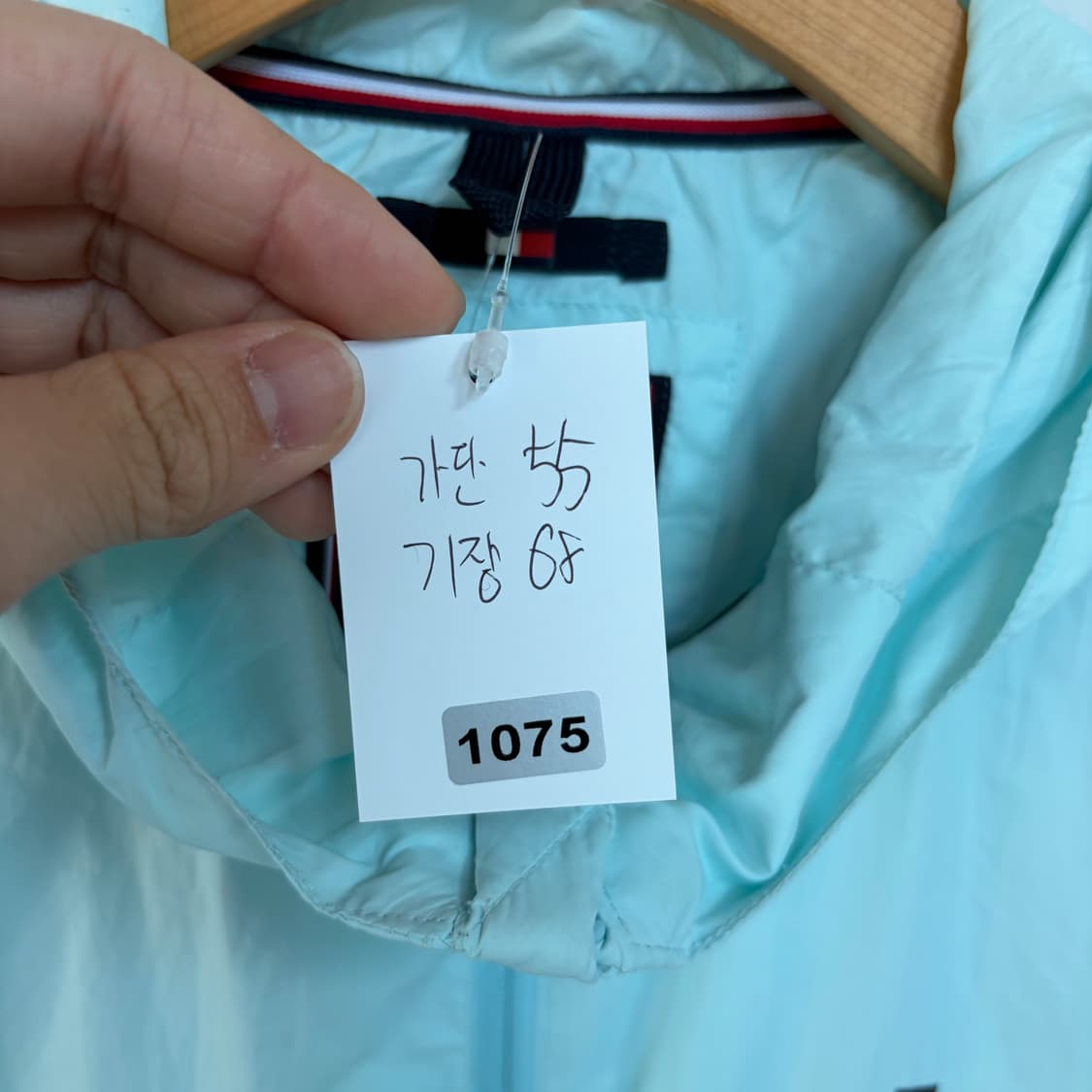 타미힐피거 아동 민트 바람막이 후드집업 상품이미지9