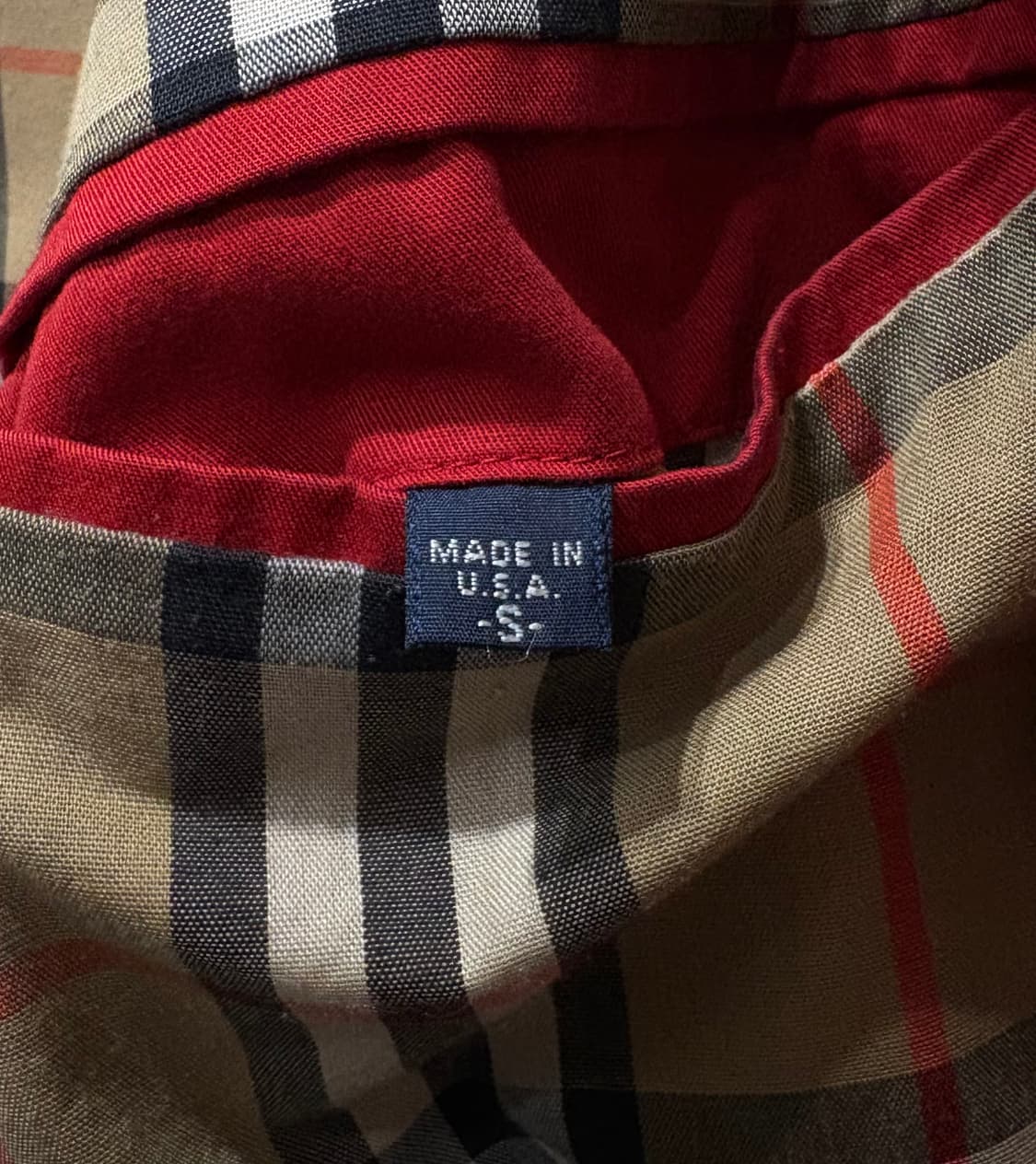 버버리 오버핏 레드 해링턴 자켓 상품이미지9