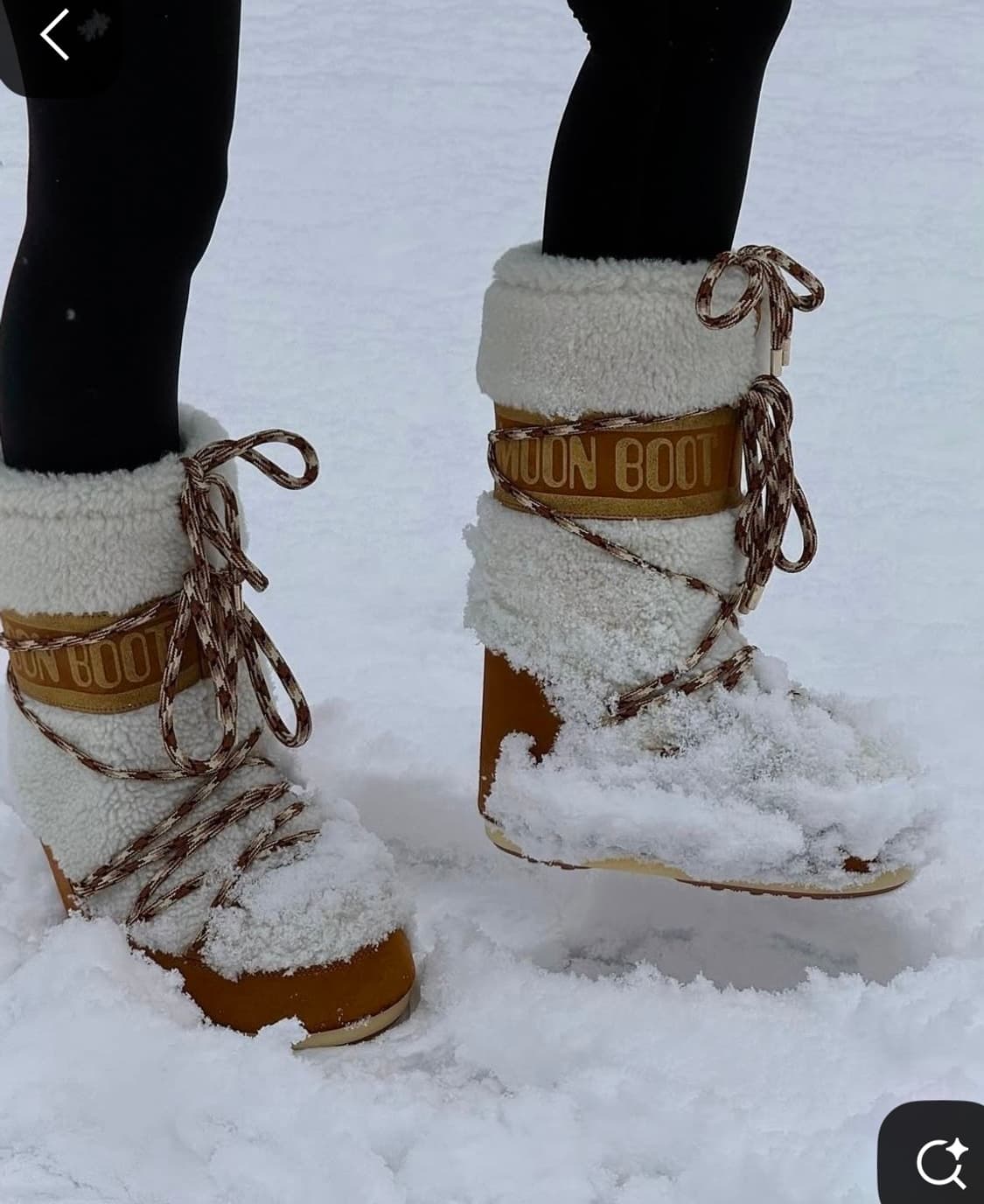 Moon boot icon cream shearing boots 문부츠  상품이미지6