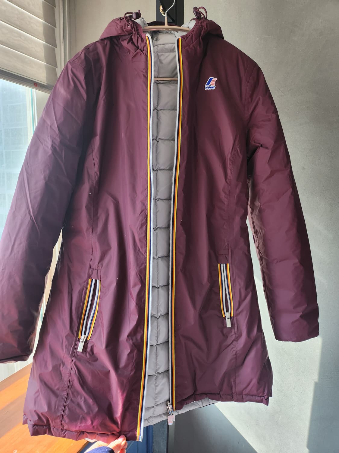 K.WAY 까웨 여성 패딩/ 리버시블 / 여성 다운패딩 상품이미지3
