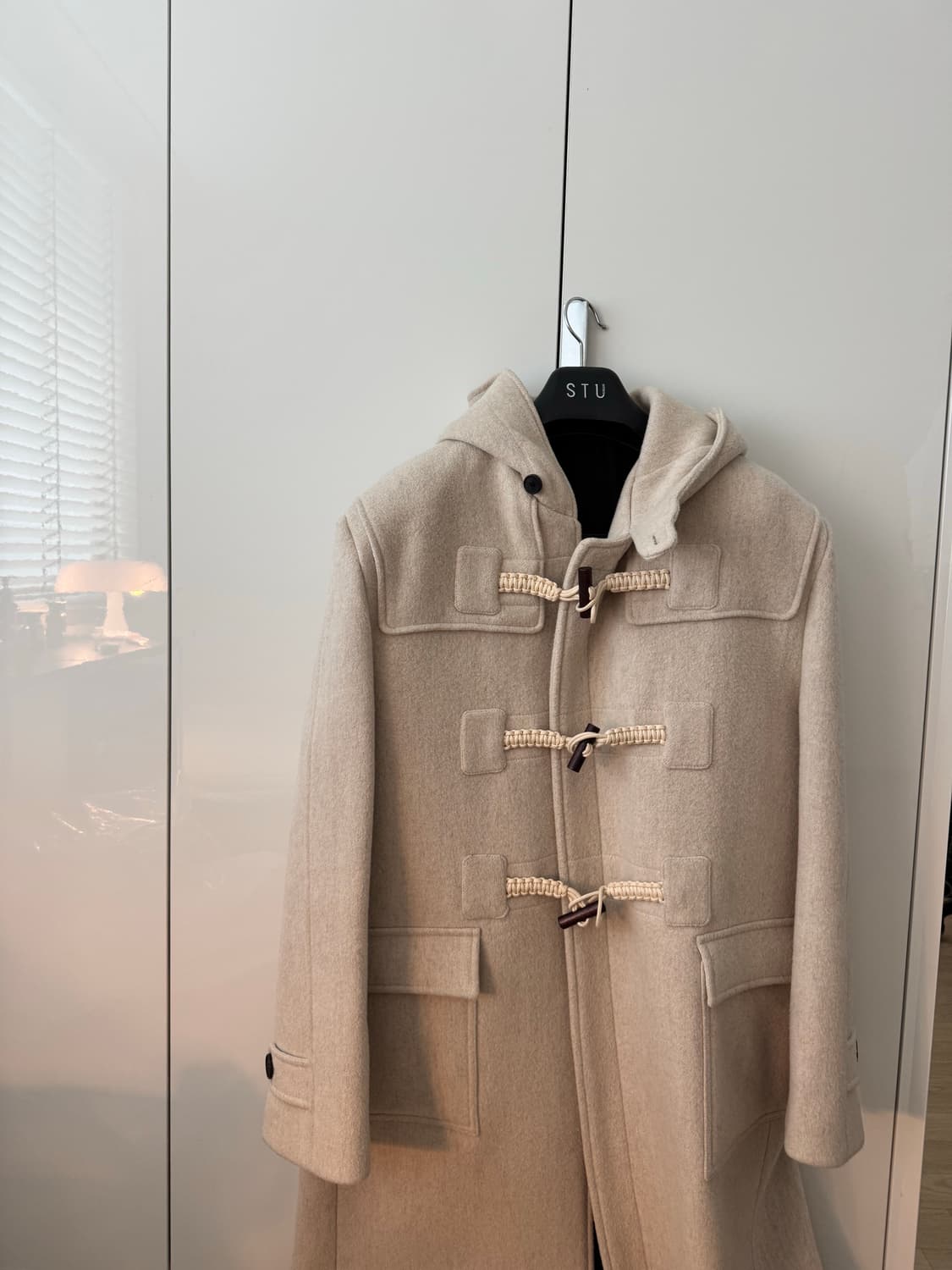 STU Office 어플롱코트  (떡볶이후디코트) 상품이미지1