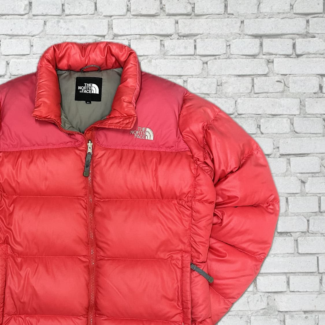 노스페이스 구스다운 눕시 700 레드 패딩 95 상품이미지1