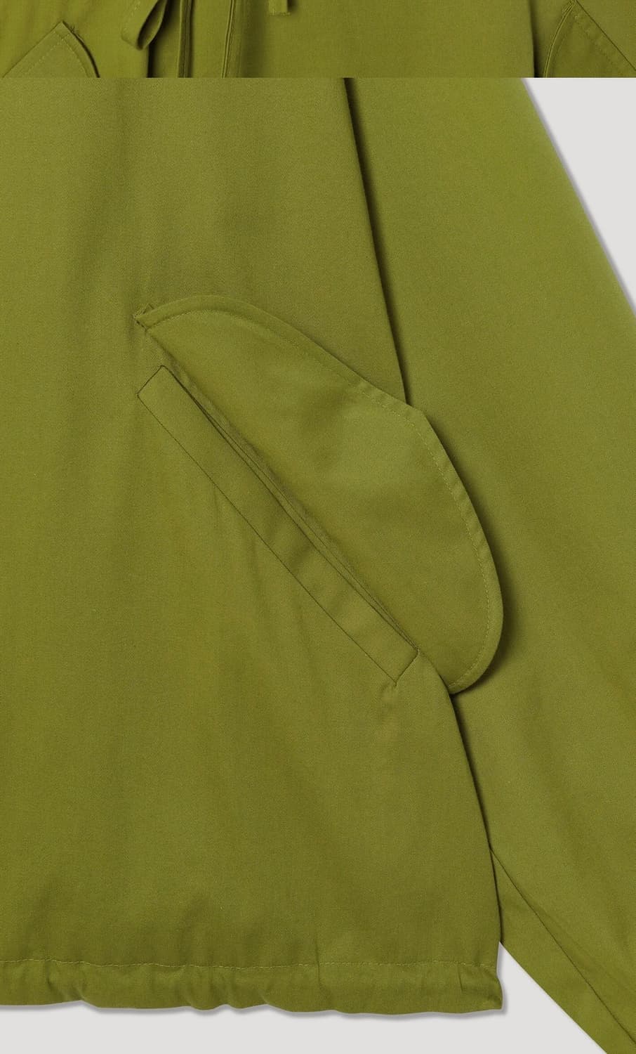 페스토 Pesto 리본 후드 자켓 올리브 ribbon hood olive 상품이미지10