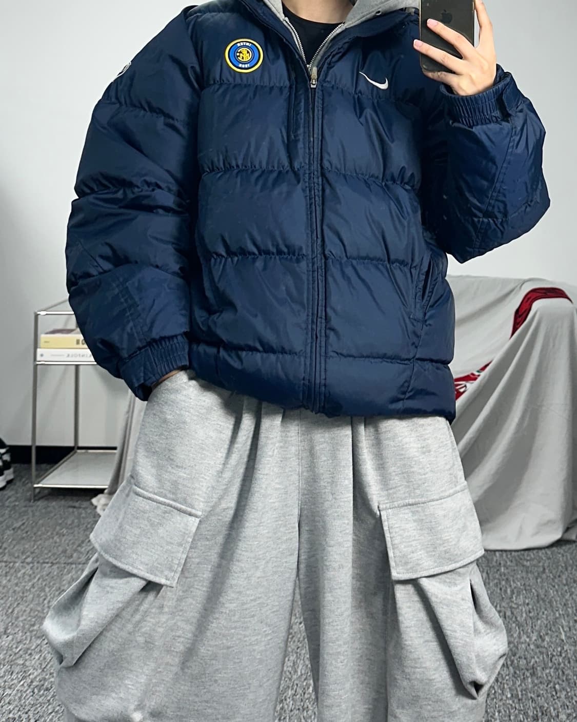 나이키 03-04 인터밀란 덕다운 패딩 M 상품이미지3