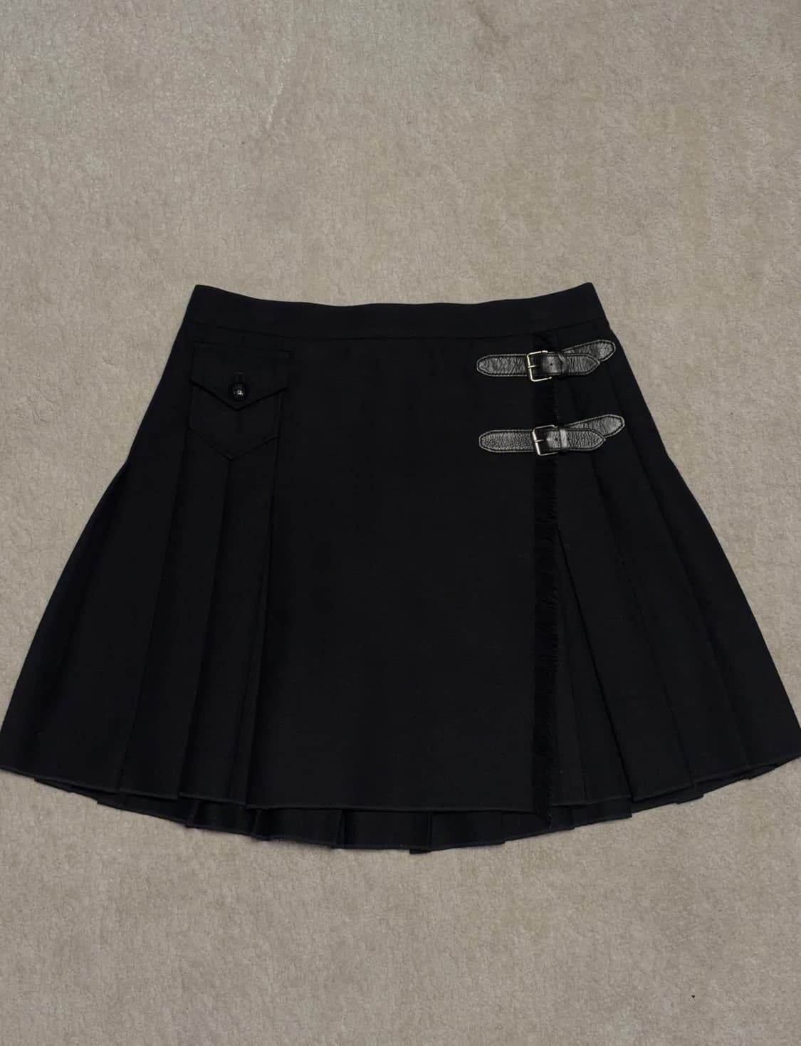 돌체앤가바나 랩 플리츠 스커트 상품이미지1