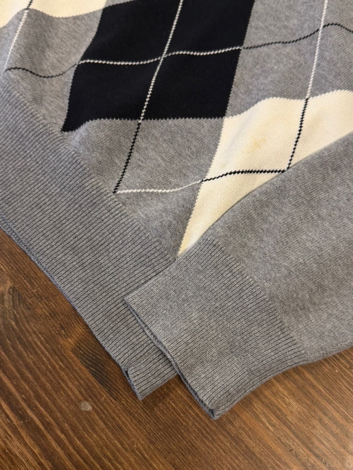 프레드페리 아가일 니트 슬림100 상품이미지9