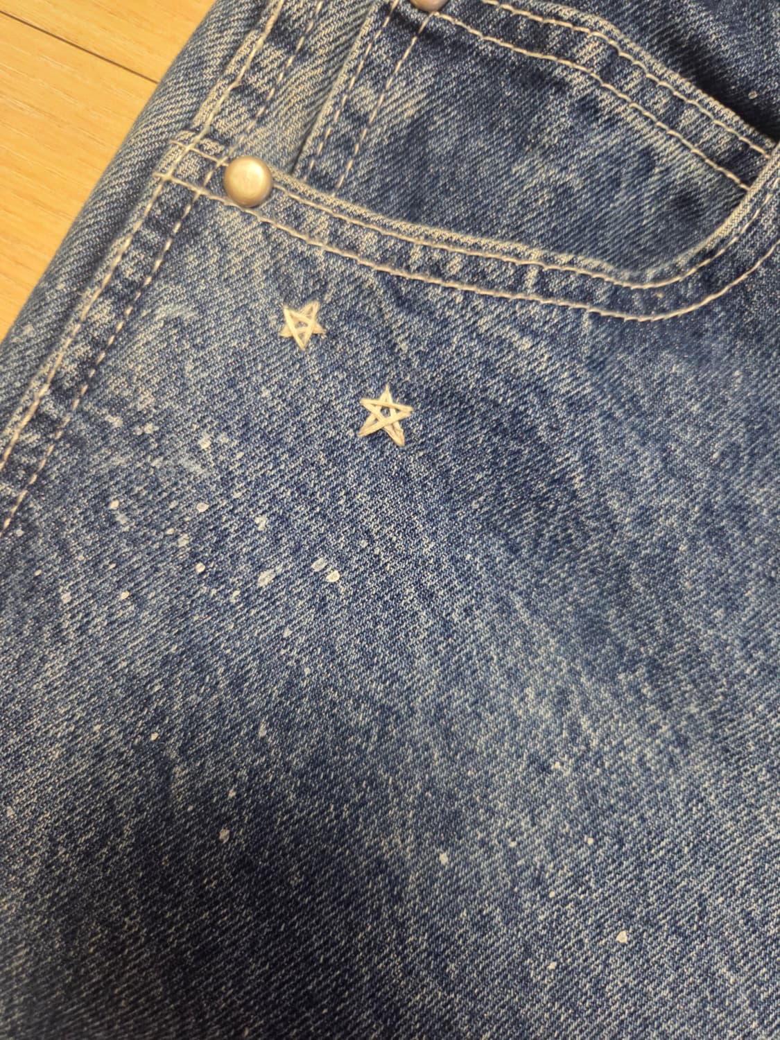 스웨이드 데님팬츠 커스텀 상품이미지2