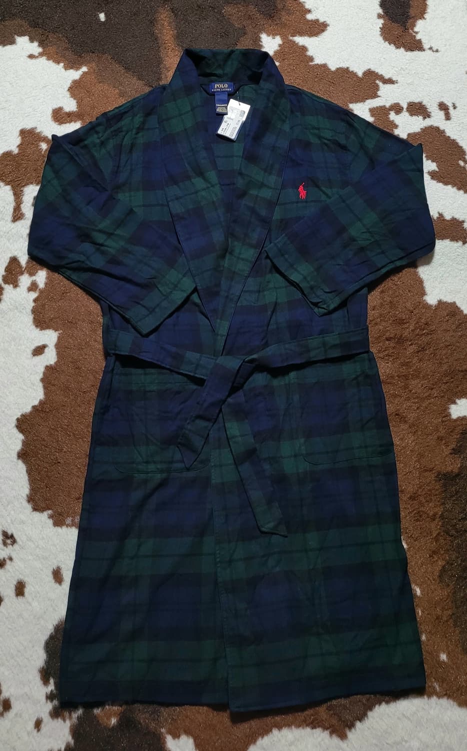 (새제품)폴로 랄프로렌 남성용 타탄체크 로브 M 상품이미지8