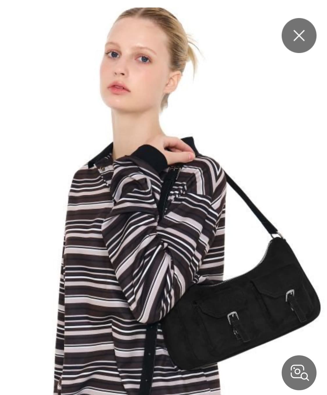 스탠드오일 조이백 미니 스웨이드 블랙 상품이미지1