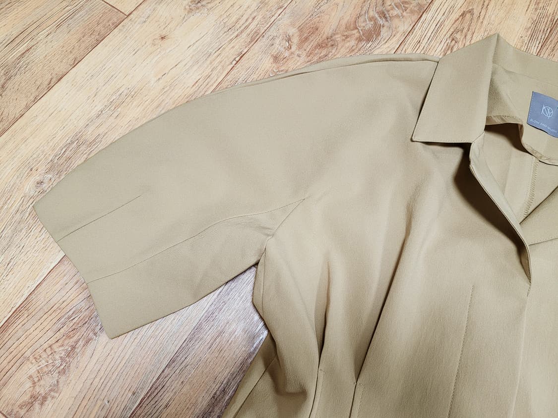 글로우앤님프(GLOW AND NYMPH) 셔츠원피스 55-66 새상품 상품이미지4