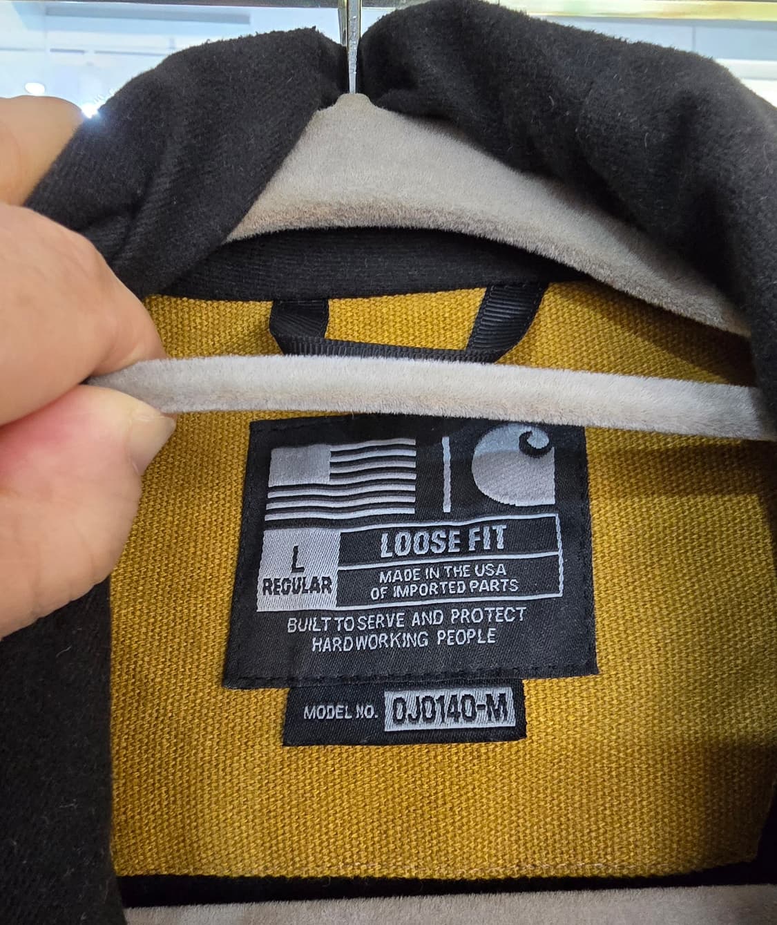 칼하트 J0140-M 덕 액티브 자켓 옐로우 L 상품이미지2