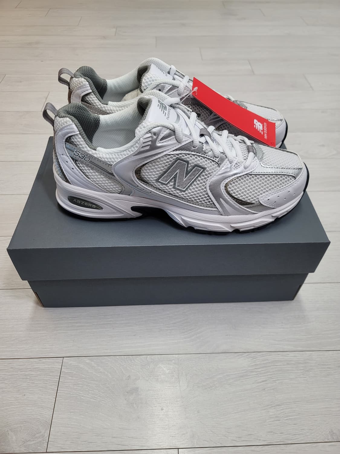 (255)뉴발란스 530 화이트 실버[대전 직거래도 가능] 상품이미지6