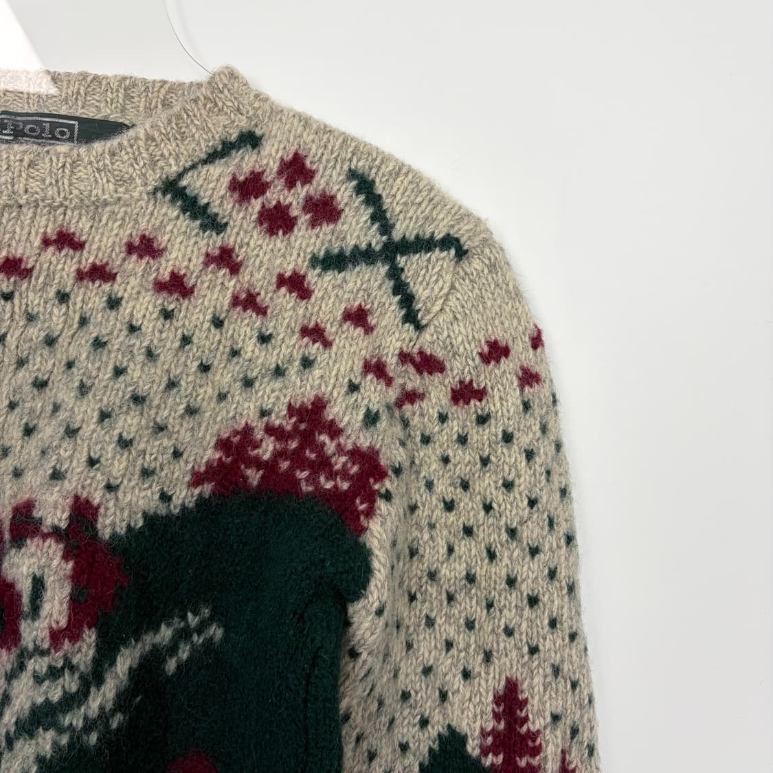 90s 폴로 랄프로렌 패턴 니트 티셔츠 상품이미지4